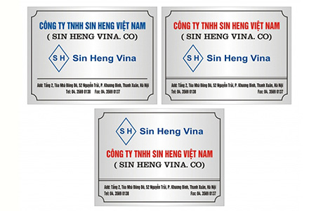 Làm biển tên công ty bằng kim loại, nhựa - Toàn quốc