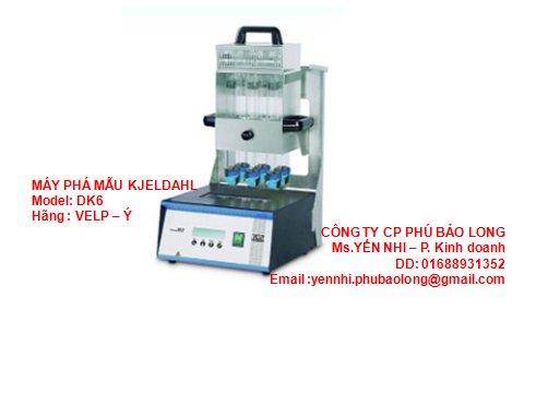 Bộ ph&aacute; mẫu KJELDAHL 6 vị tr&iacute;