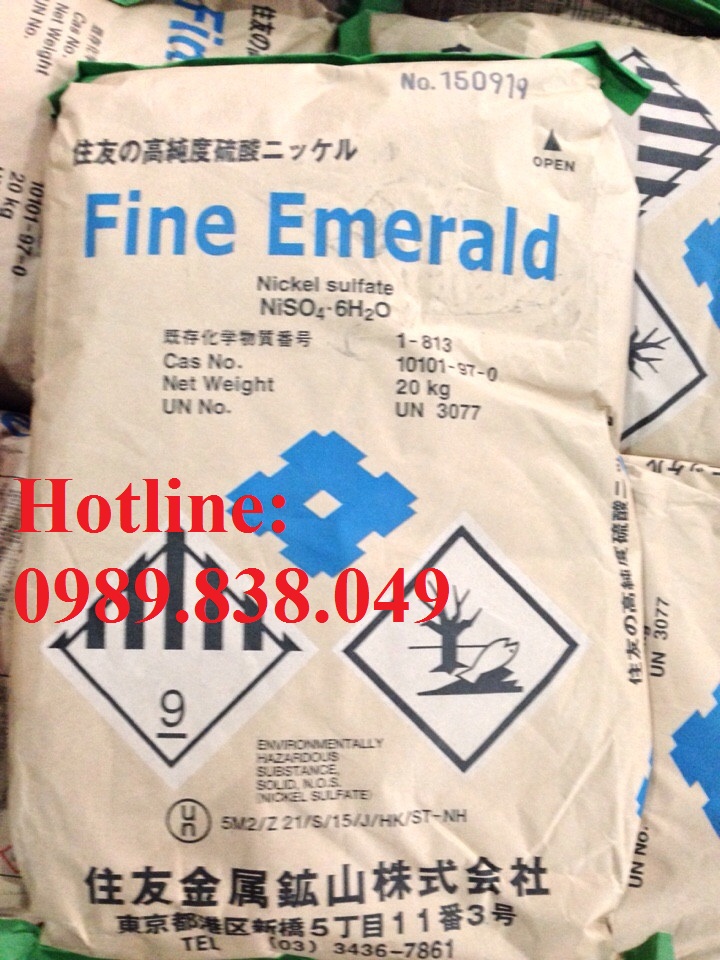 Nickel Sulfate - Niken sunphat - NiSO4 gi&aacute; tốt