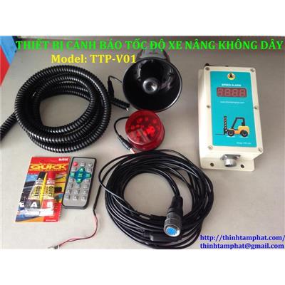 Bộ thiết bị cảnh báo tốc độ xe nâng không dây model TTP-V01