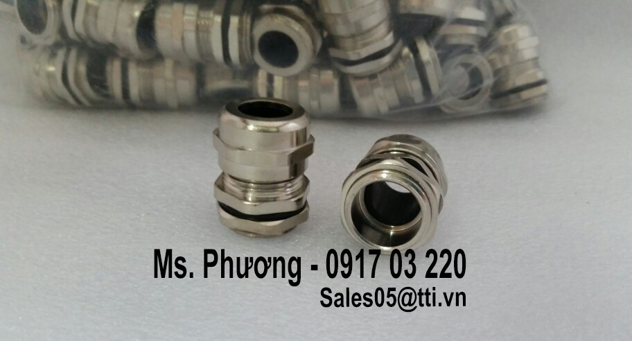 Ốc siết cáp kim loại, đồng mạ nickel, inox