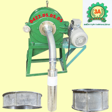 Máy nghiền dăm bào, vỏ trấu 3A 7,5Kw