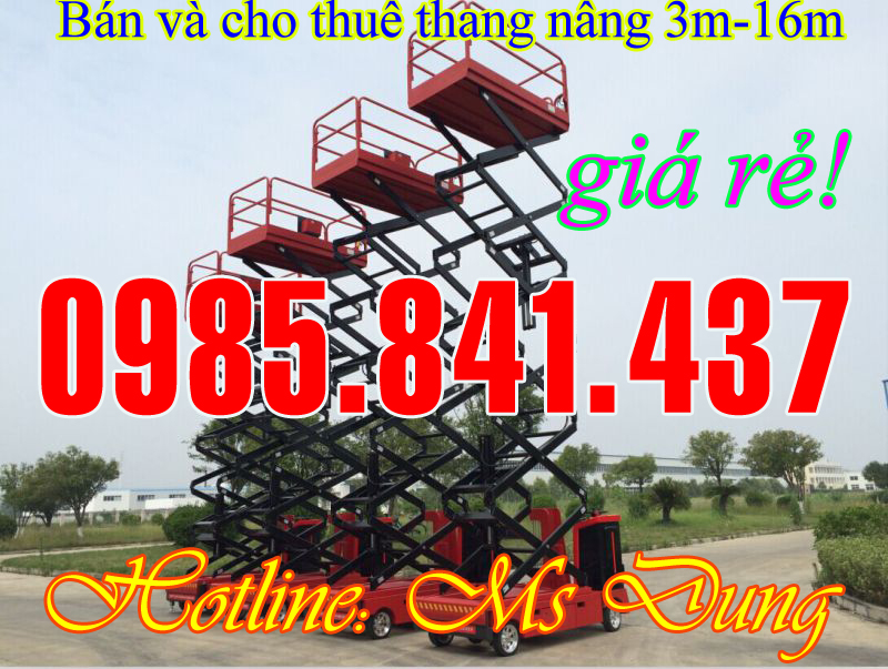 Thang n&acirc;ng ziczac Eoslift - USA, 500kg 9m