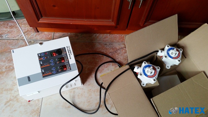 Bộ báo rò rỉ gas công nghiệp 2 đầu dò phòng nổ (SungHwa)