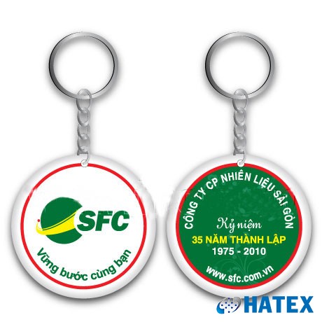 Công nghệ sản xuất móc khóa mica