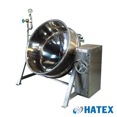 Nồi hai vỏ kiểu đổ nghi&ecirc;ng JC-500-2