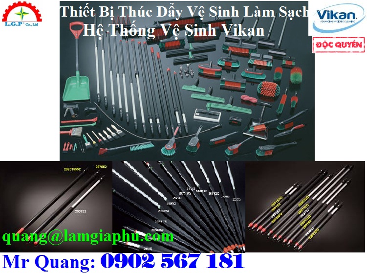 thiết bị vệ sinh làm sạch Vikan