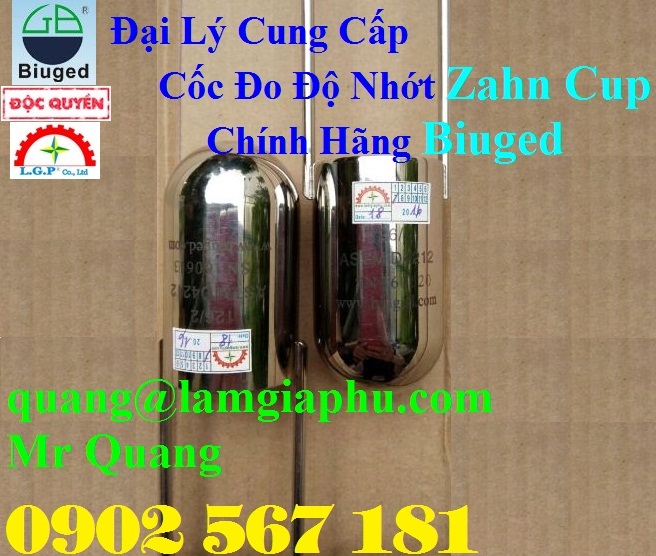 Đại lý Biuged cốc đo độ nhớt Zahn Cup BGD 125/4P