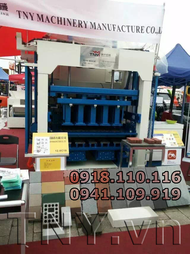 Giới thiệu d&acirc;y chuyền sản xuất gạch kh&ocirc;ng nung TNY tại Vietbuild 2016