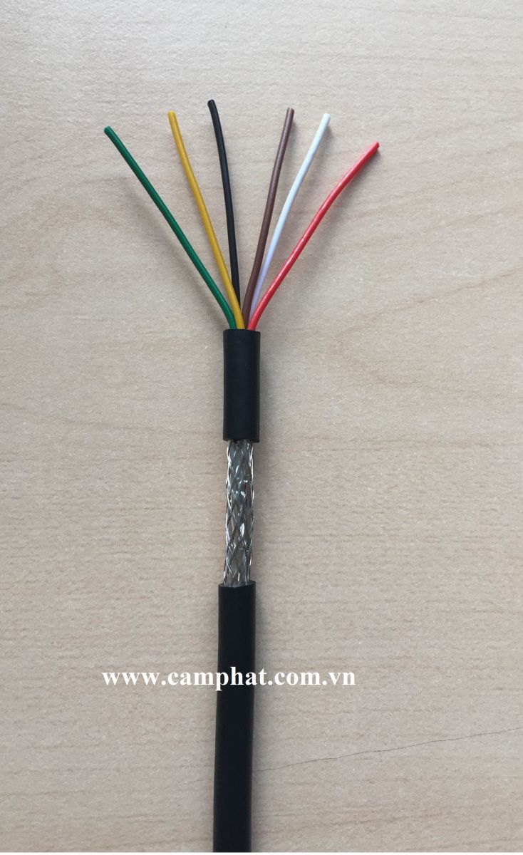 Cáp tín hiệu chống nhiễu 2,4,6,8C x 0.15mm2 / 0.22mm2