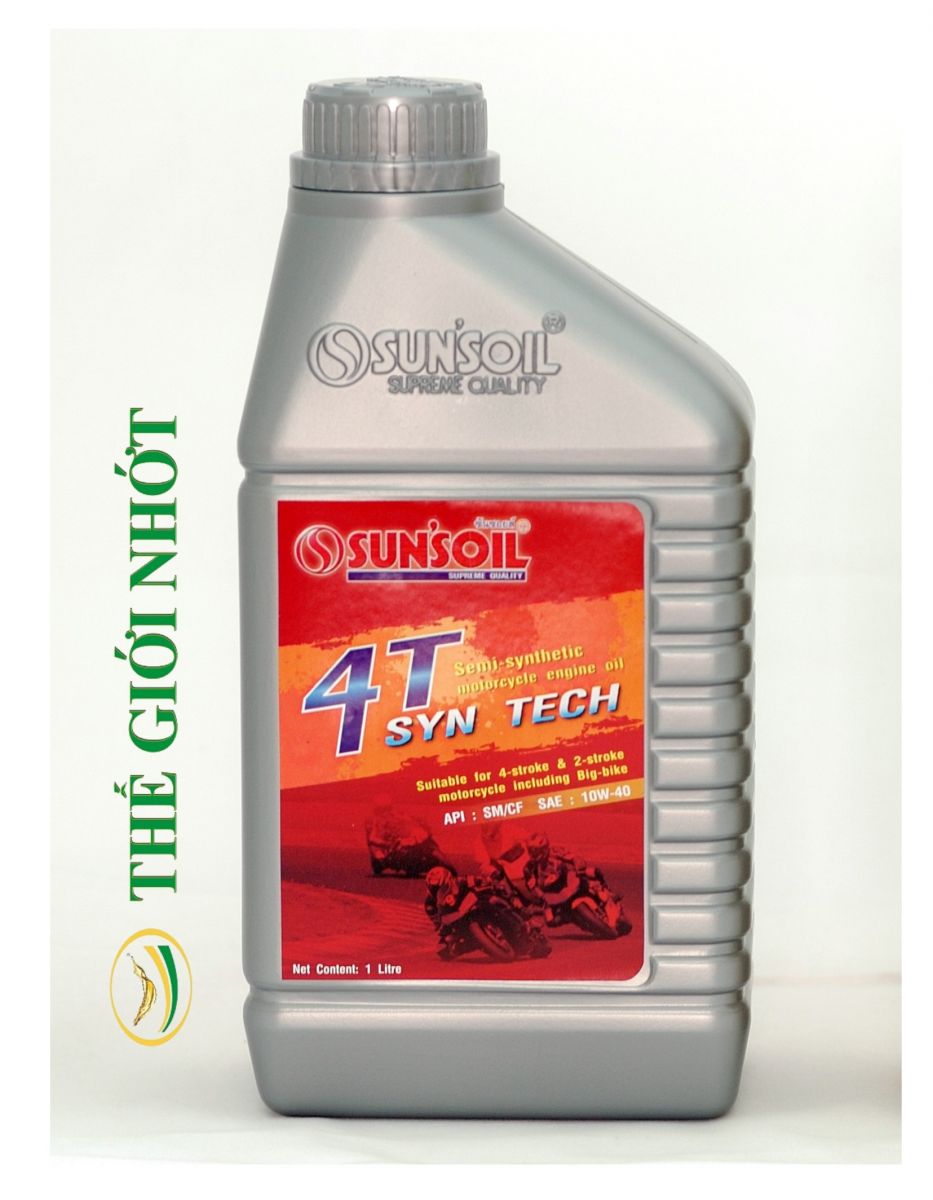 Dầu nhớt Sunsoil 10W40 4T SYN Tech