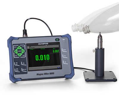 M&aacute;y đo chiều d&agrave;y chai nhựa, chai pet Magna Mike 8600