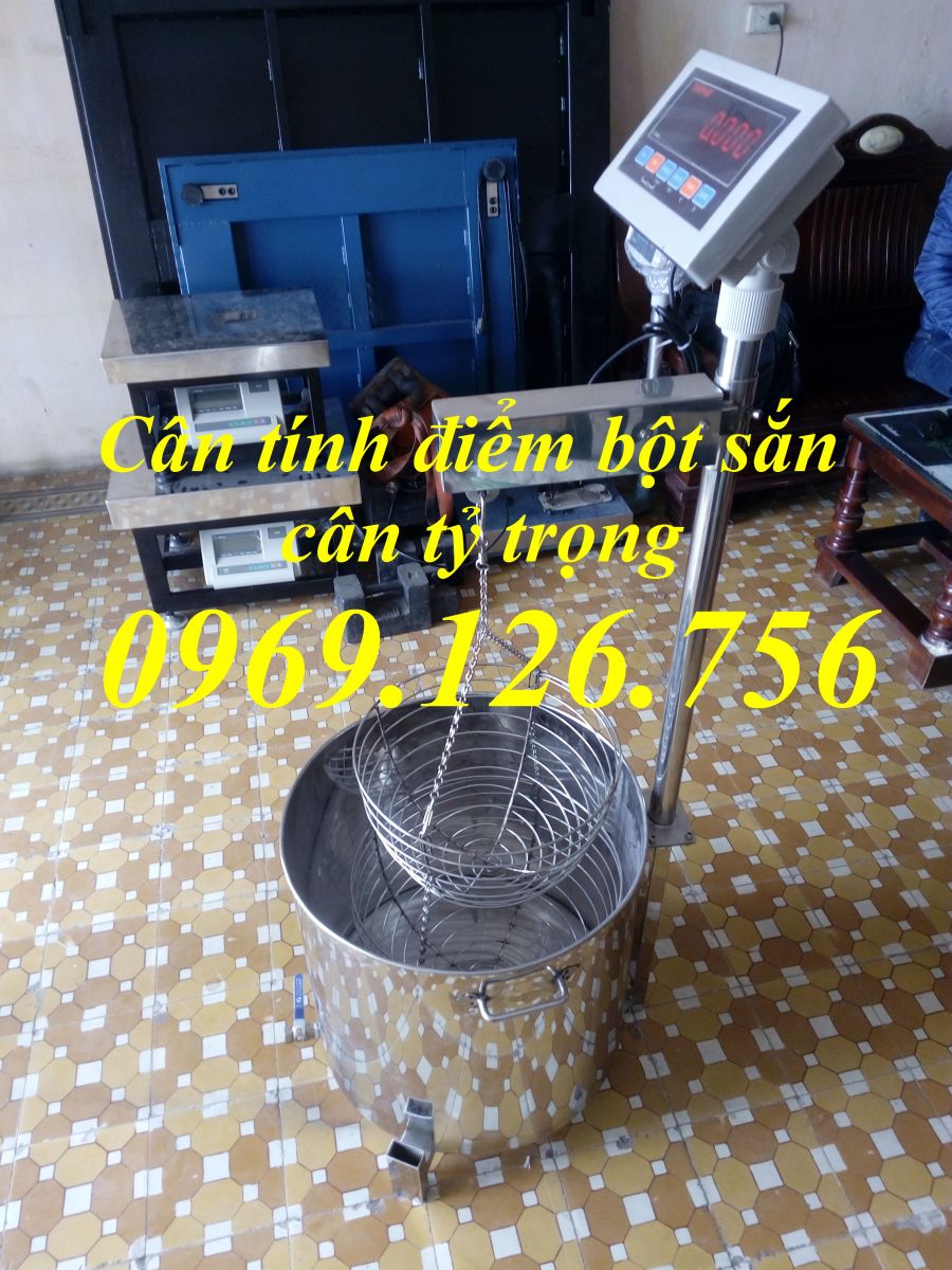 Chuyên sản xuất và cung cấp cân điện tử tính hàm lượng tinh bột sắn tươi