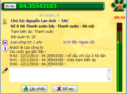 Máy trực điện thoại thông minh