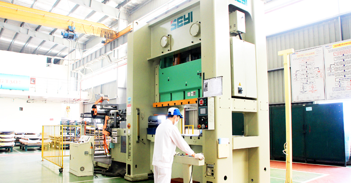 Dây chuyền dập khí nén