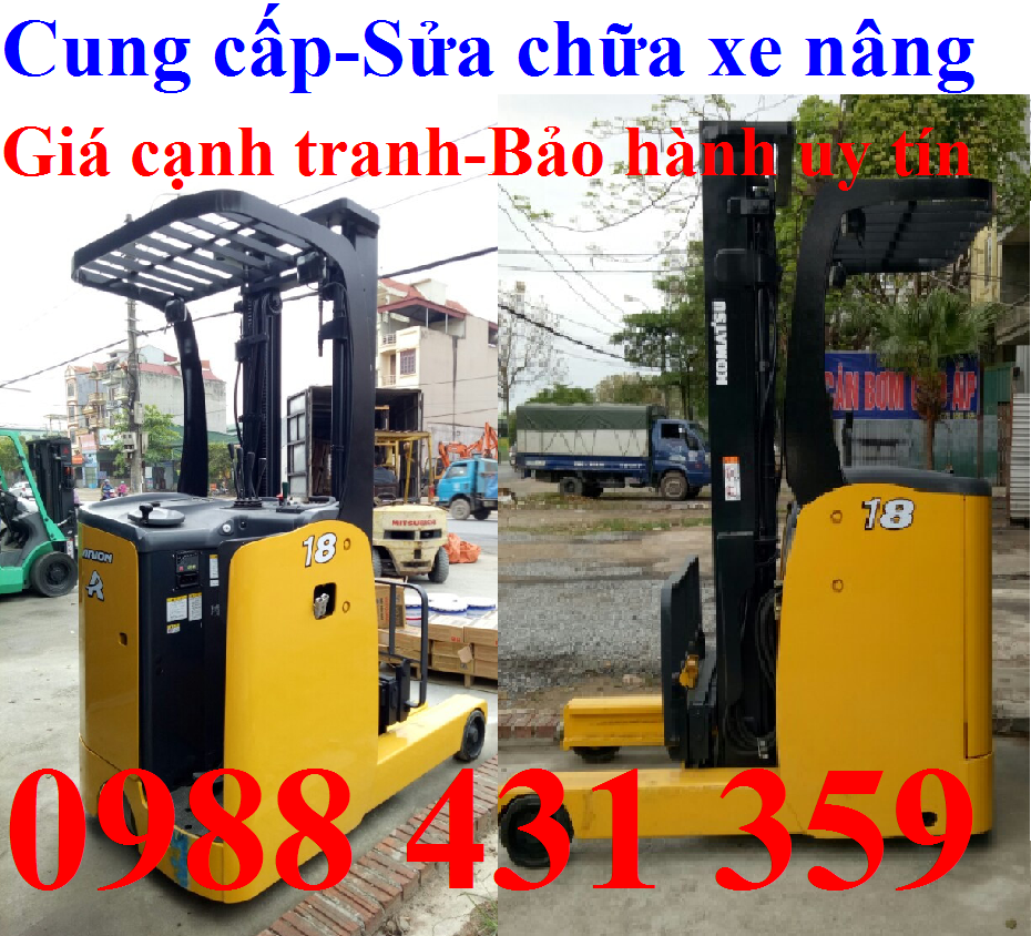 Xe nâng điện đứng lái Komatsu 1.8 tấn