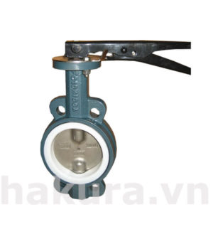 Van bướm tay gạt DN50, vật liệu bằng gang, xuất xứ Samwoo-Hàn Quốc