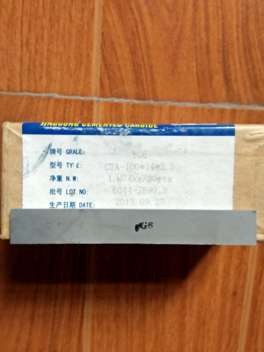 Hợp kim YG6, YG8 làm dao chế biến, dao phay gỗ, nhôm, nhựa...