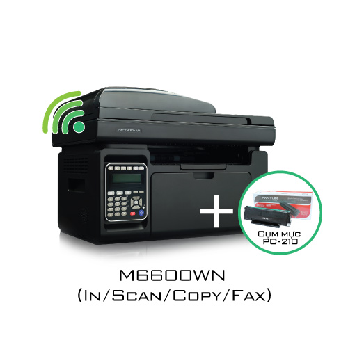 Combo m&aacute;y in Pantum M6600NW + PC-210