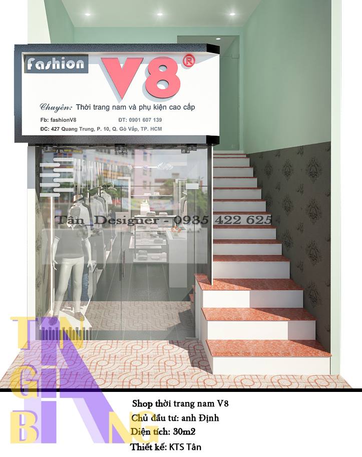 Dịch vụ thiết kế và thi công trọn gói shop thời trang