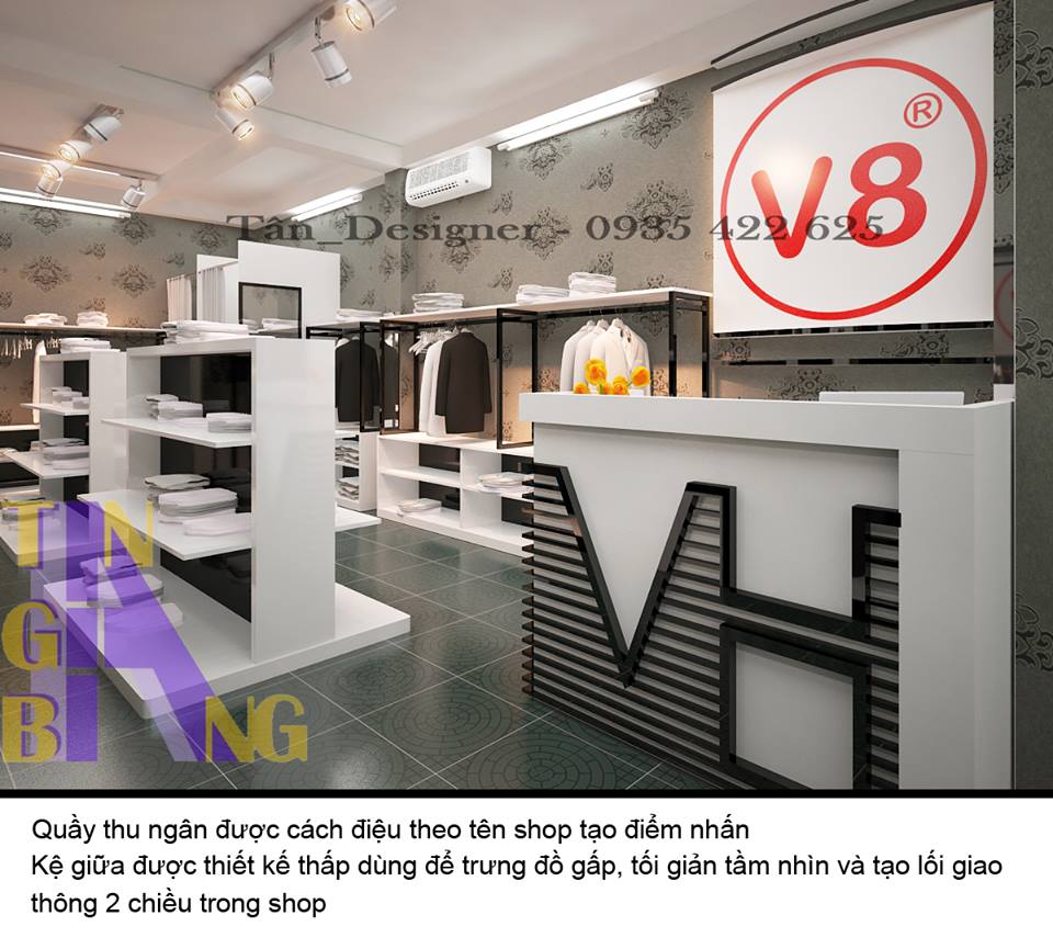 Dịch vụ thiết kế và thi công trọn gói shop thời trang