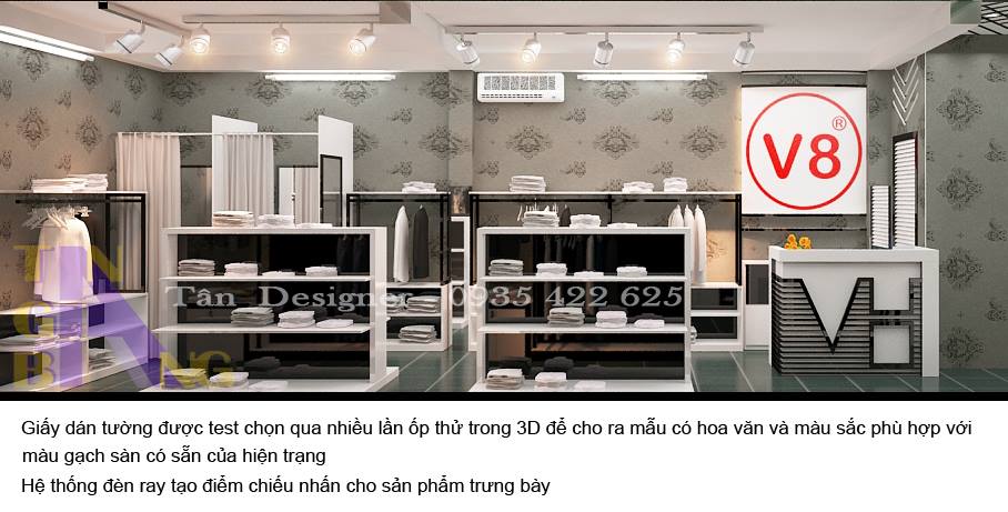 Dịch vụ thiết kế và thi công trọn gói shop thời trang