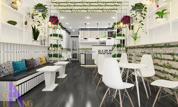 Hình ảnh thiết kế quán trà sữa Kanlu - Tân Gia Bang Decor