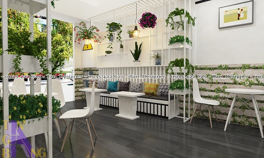 Hình ảnh thiết kế quán trà sữa Kanlu - Tân Gia Bang Decor
