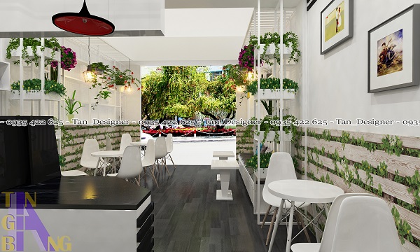 Hình ảnh thiết kế quán trà sữa Kanlu - Tân Gia Bang Decor