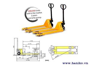 Xe nâng tay thấp - Hand Pallet Truck / Hu-Lif