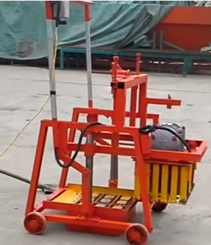 Máy ép gạch không nung block mini