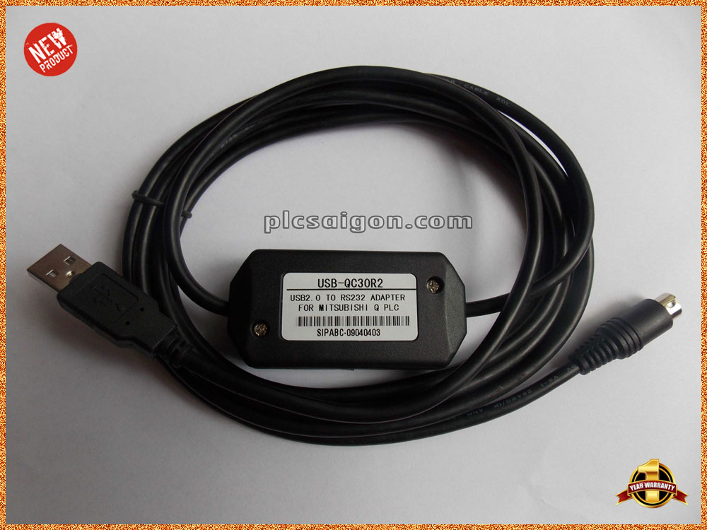Cáp lập trình PLC Mitsubishi USB-QC30R2