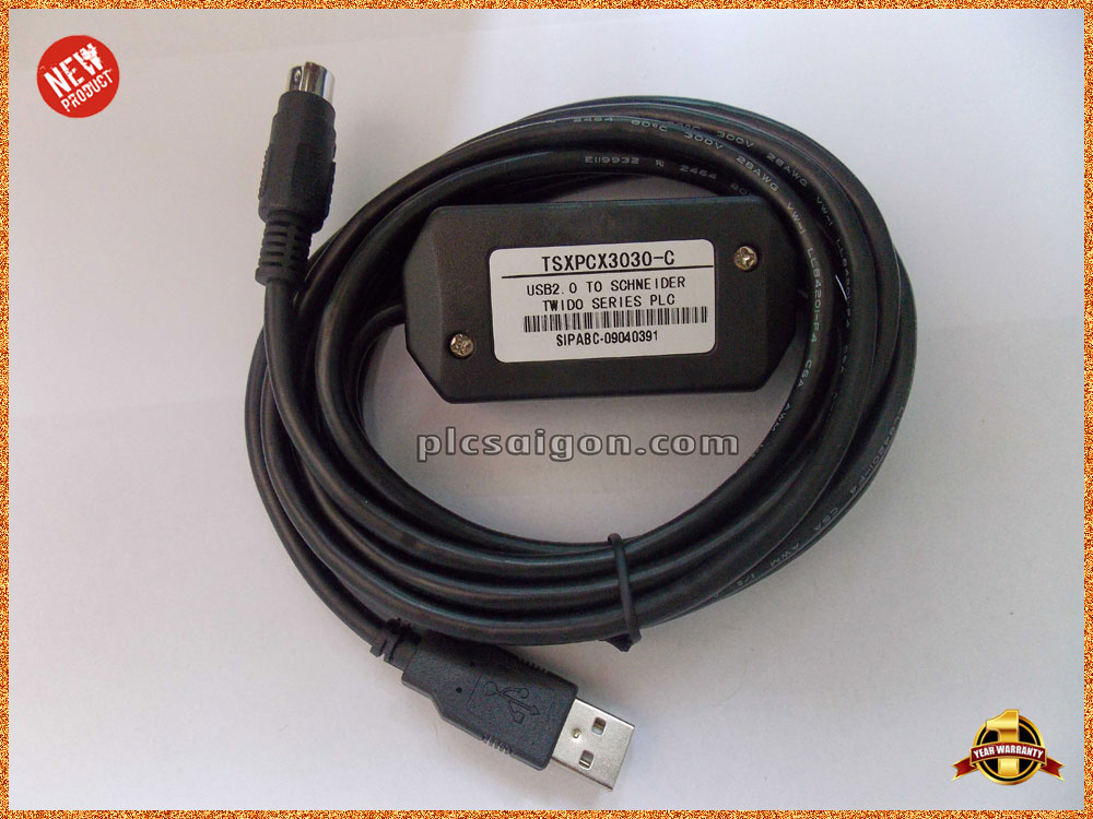 Cáp lập trình PLC Schneider TSXPCX3030