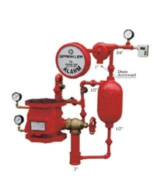 Van báo cháy tự động DN100