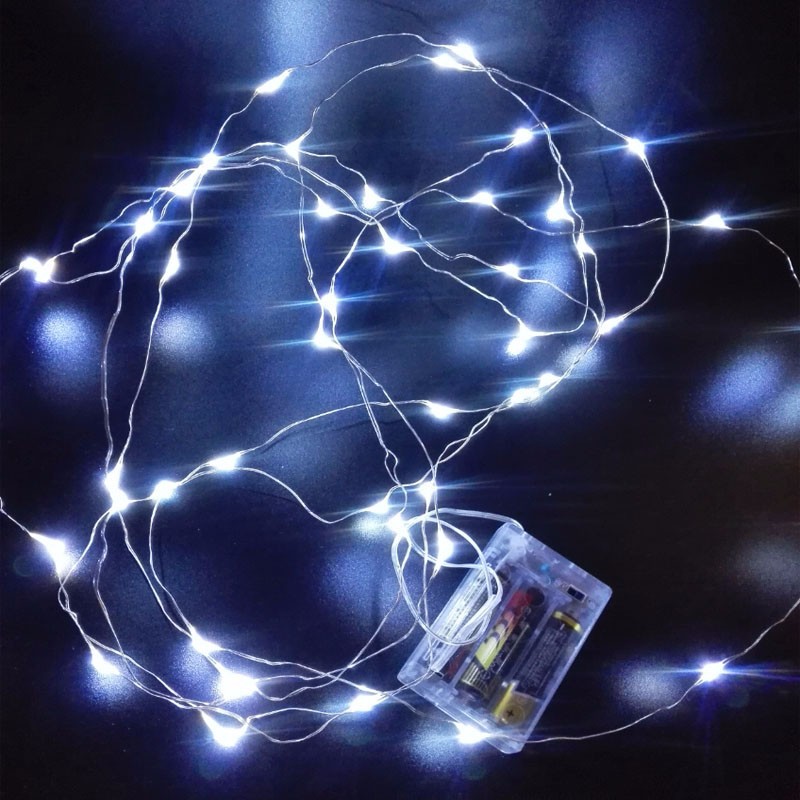 Dây led dùng pin tiểu