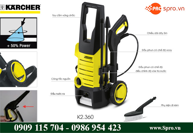 M&aacute;y bơm rửa xe